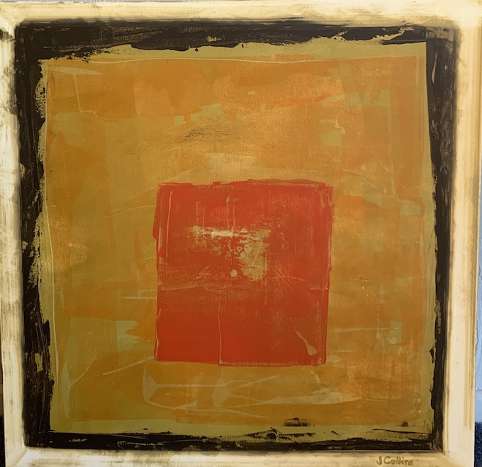 Jann Collins | Divide Orange| McAtammney Gallery and Design store | Geraldine NZ